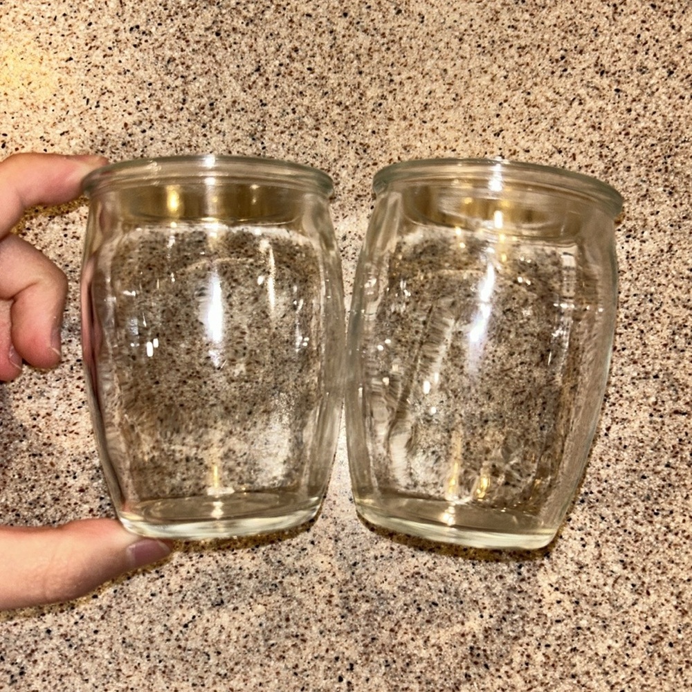 Two small water bottles